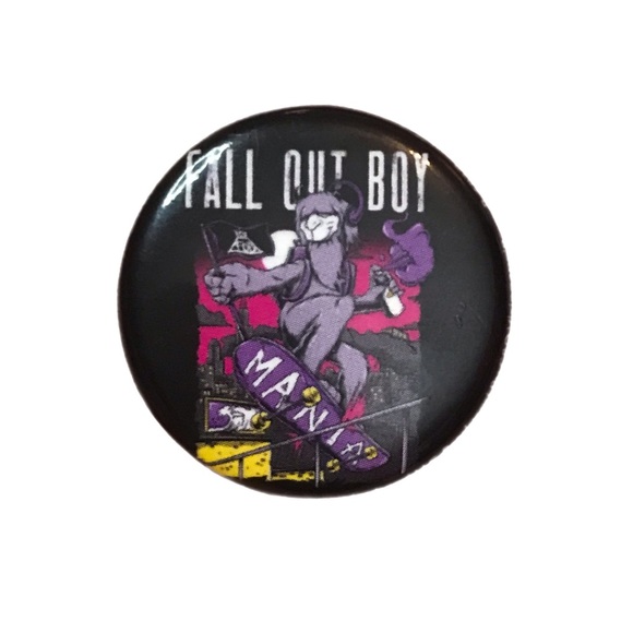 Hot Topic Fall Out Boy Mania Small Pin - Picture 1 of 7